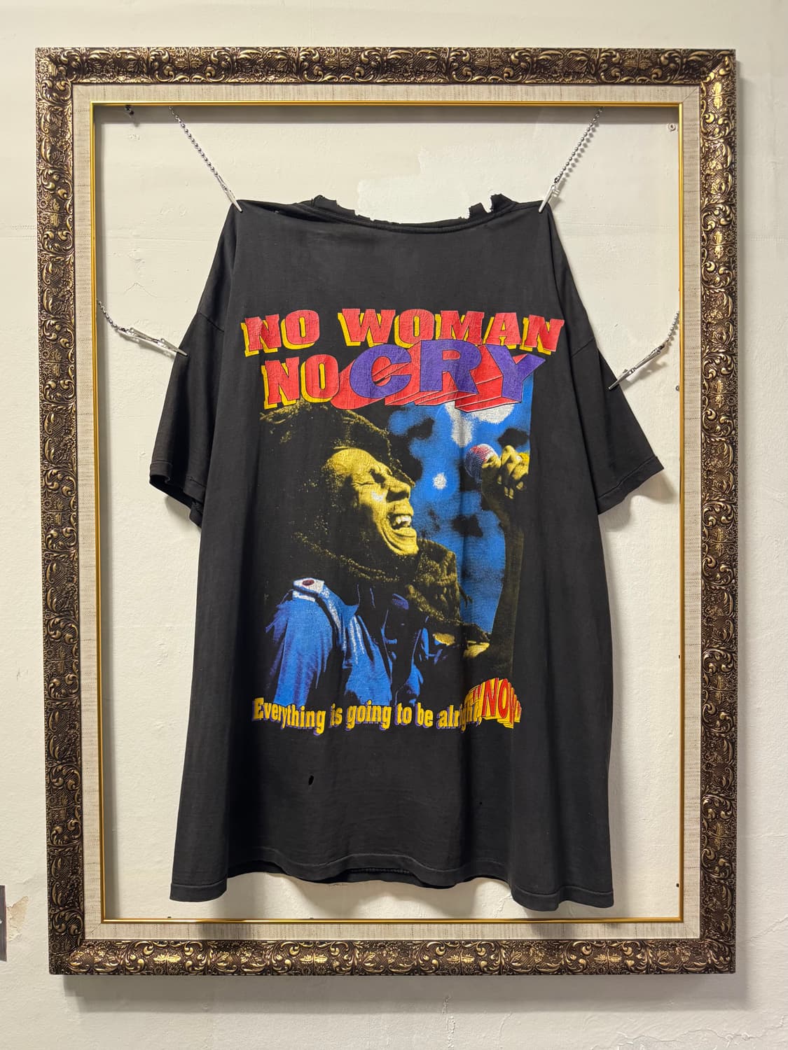빈티지 90s Bob Marley Rap Tee 밥말리 랩티셔츠 상품이미지2