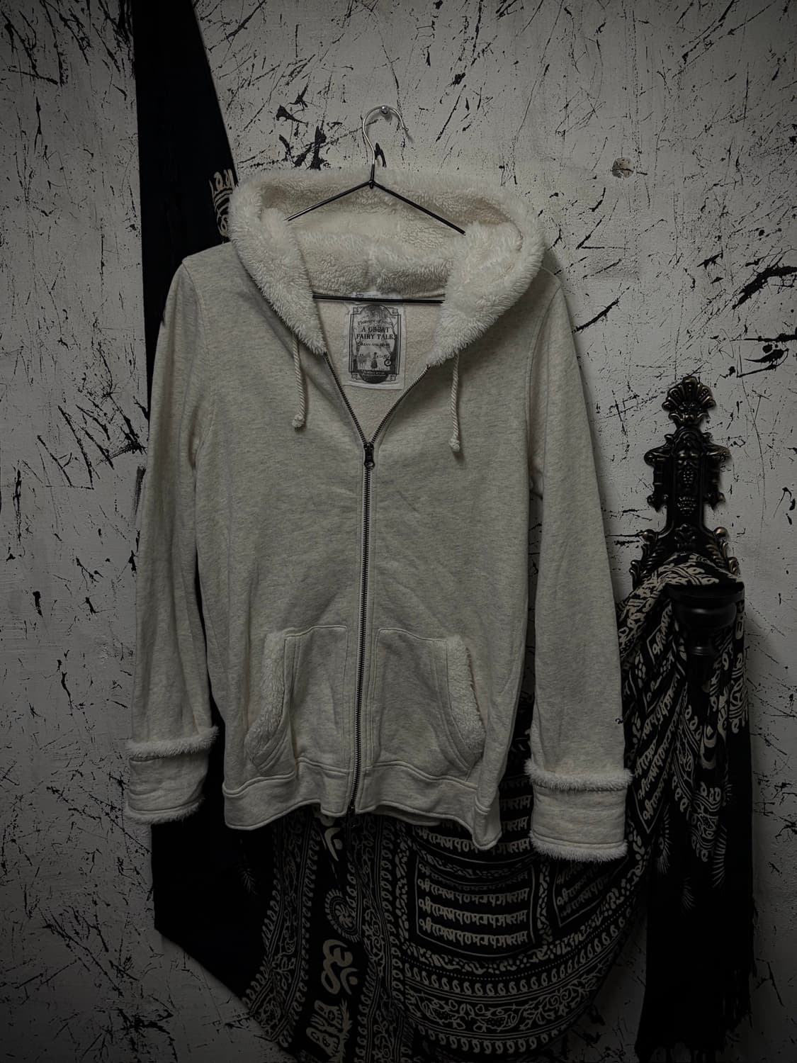 Takeokuchi Fur Hooded Zip-Up 상품이미지1