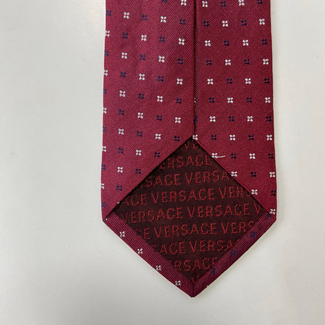 Versace 베르사체 정품 명품 심플로고 넥타이 상품이미지7