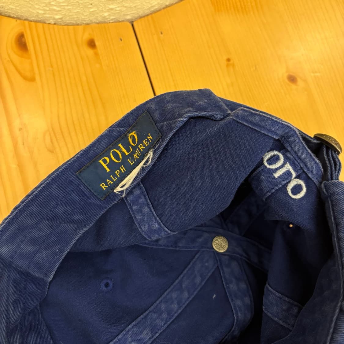 폴로 랄프로렌 페이드 블루 볼캡 상품이미지3