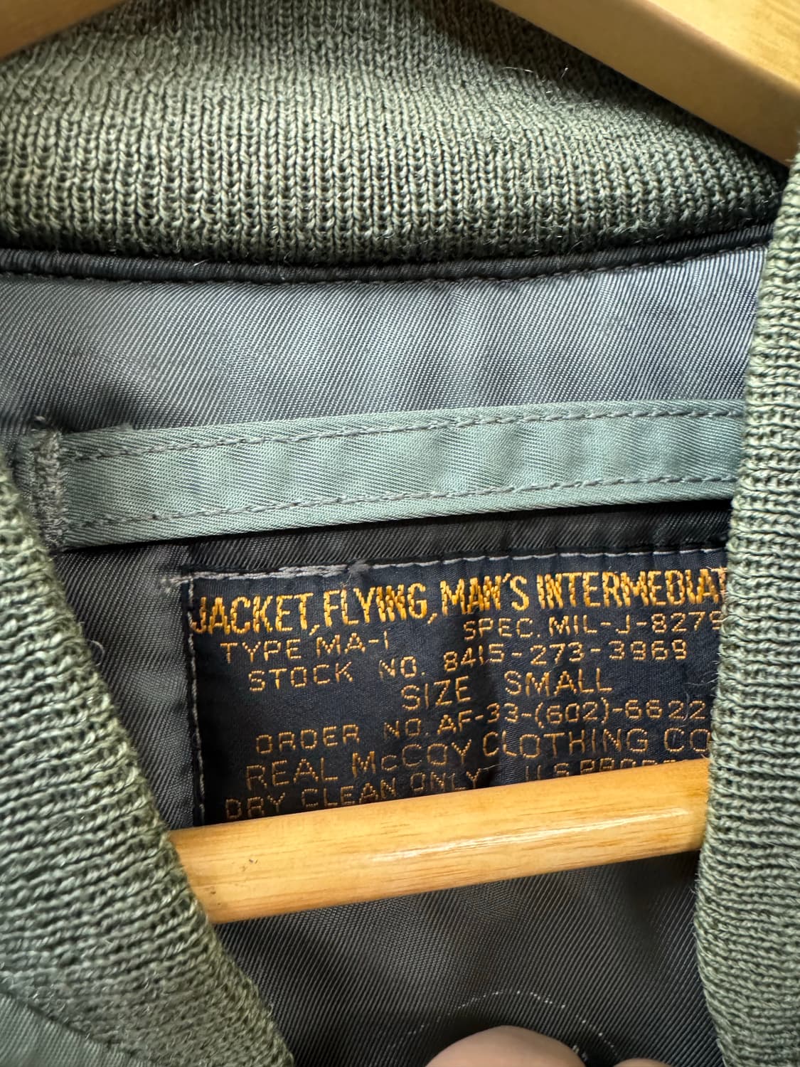 리얼 맥코이 MA-1 S 상품이미지3