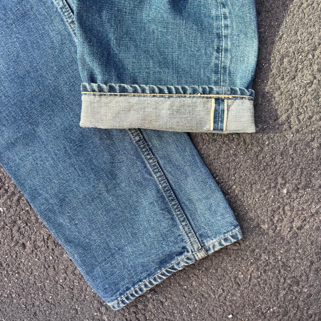 일본 웨어하우스 부쉬 셀비지 데님 팬츠 상품이미지9