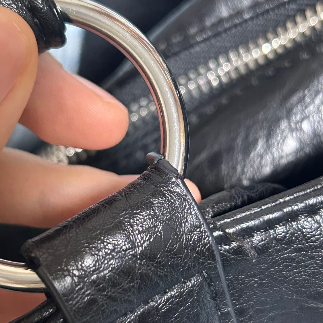 애즈온 보니타 빅백 블랙 상품이미지5