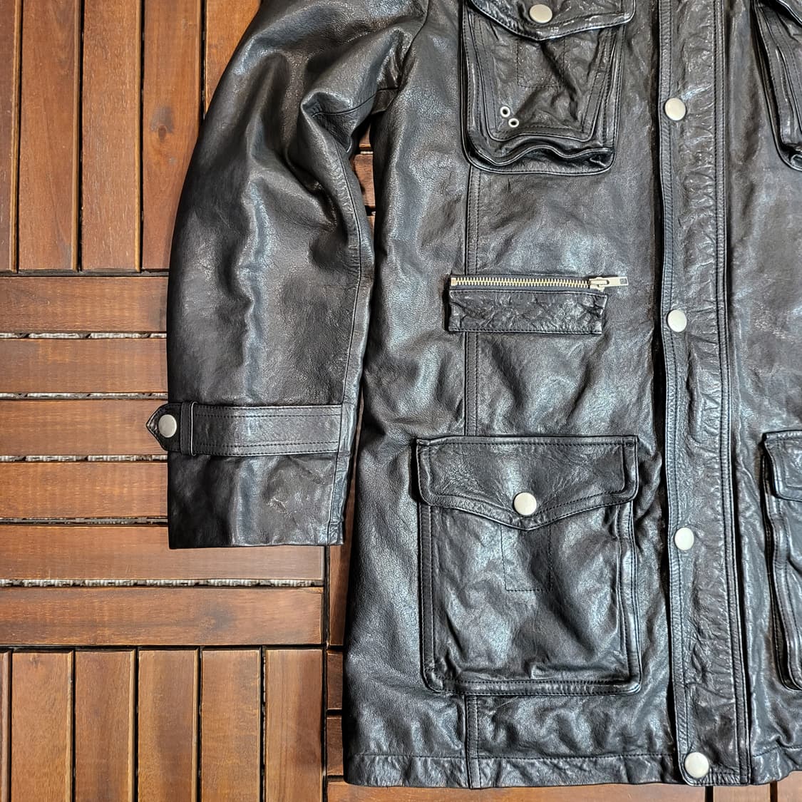 KIM'S 레더 자켓 (OS) 상품이미지4