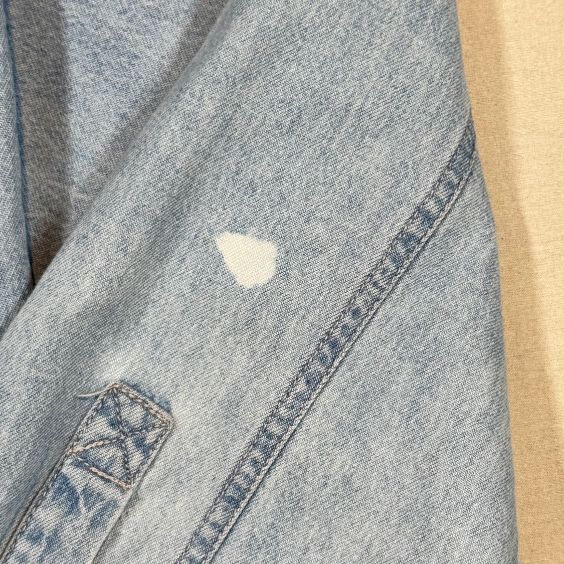 XL) 리바이스 투포켓 워크 데님 셔츠 자켓 T버튼 타입 L80 상품이미지5