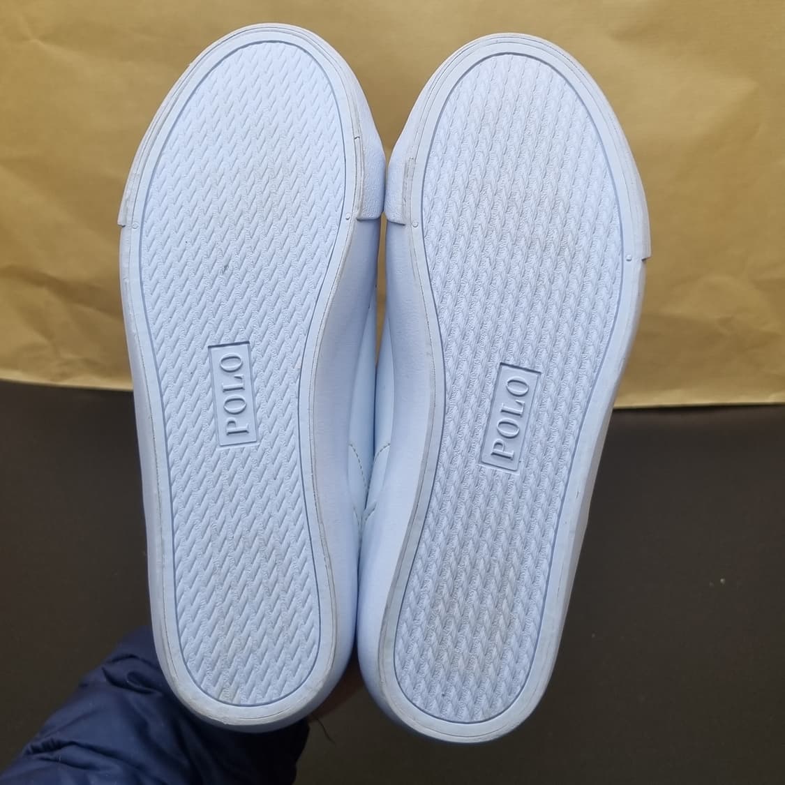 폴로랄프로렌 흰파 여성스니커즈 230 상품이미지3