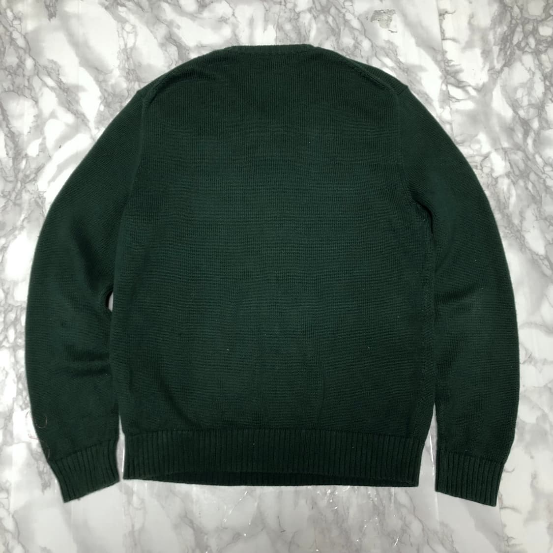 폴로 랄프로렌 니트 딥그린 라운드넥 상품이미지3