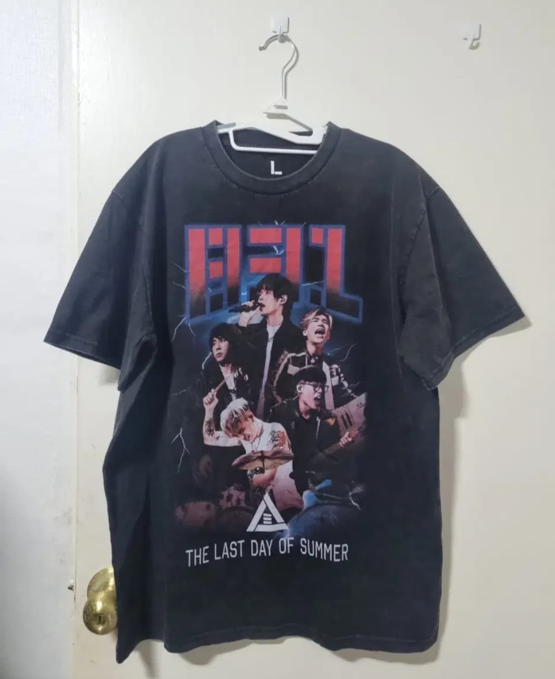 대만 밴드 팔삼요 831 굿즈 빈티지 워싱 반팔 티셔츠 L 상품이미지1