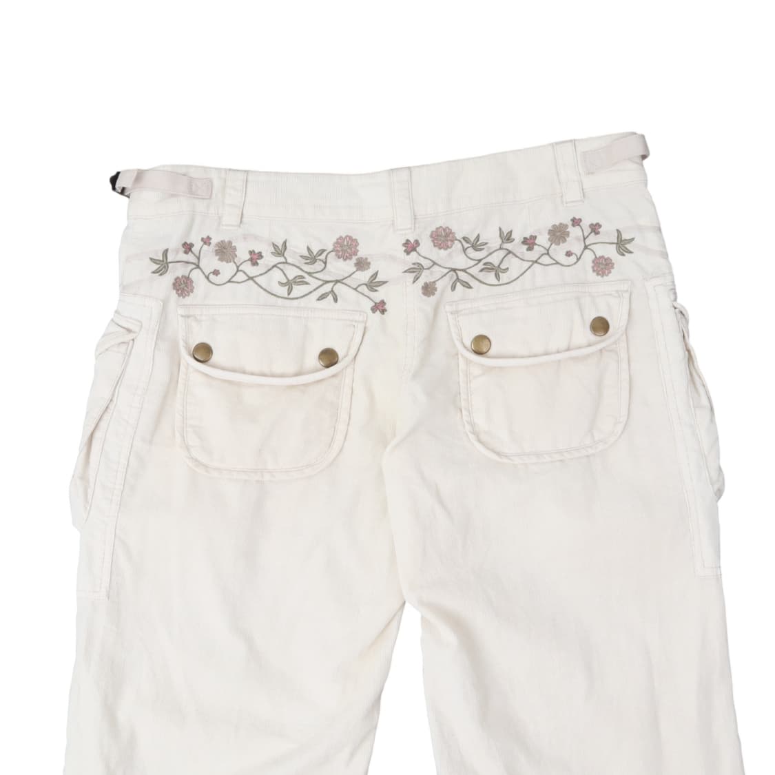 VTG Y2K 화이트 코듀로이 포켓 카고 팬츠 상품이미지5