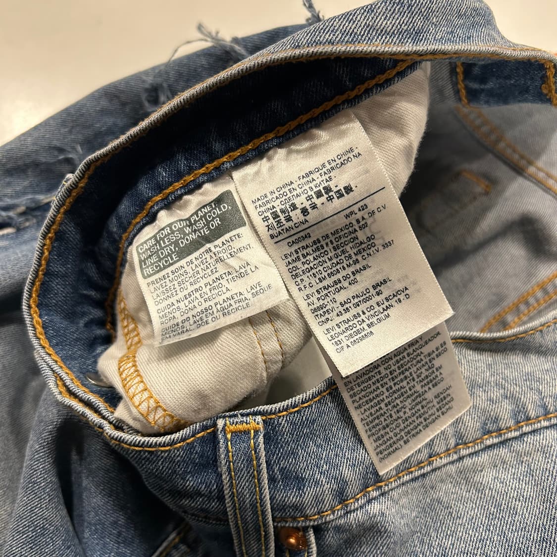 [34x32] 리바이스 511 사이드라인 데님 청바지 상품이미지5