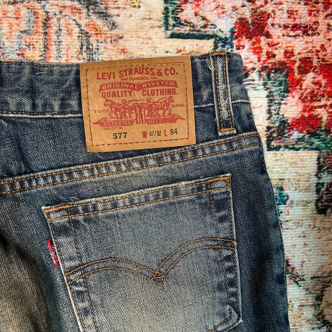 [27X33] 00s 리바이스 577 부츠컷 데님 팬츠(한국생산)  상품이미지6