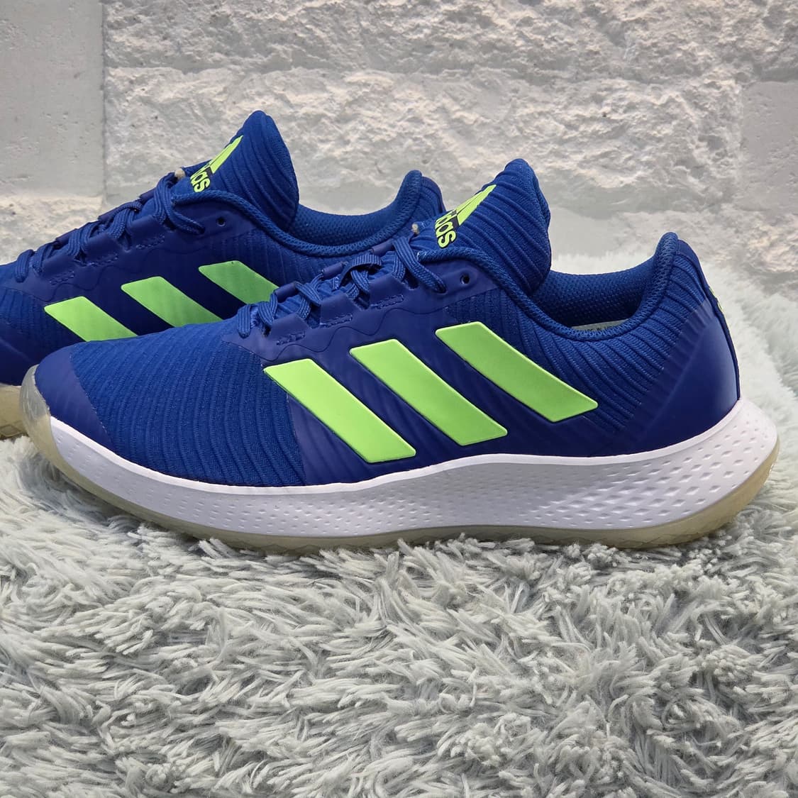 3q-4:아디다스 인도어코트 바운스 트레이너 블루 (230mm)-거의새거 상품이미지2