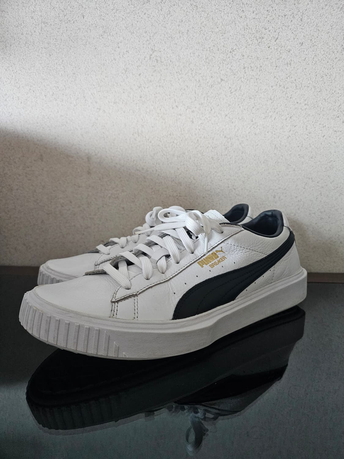 푸마 브레이커 레더 화이트 280 (PUMA Breaker Leather 상품이미지1