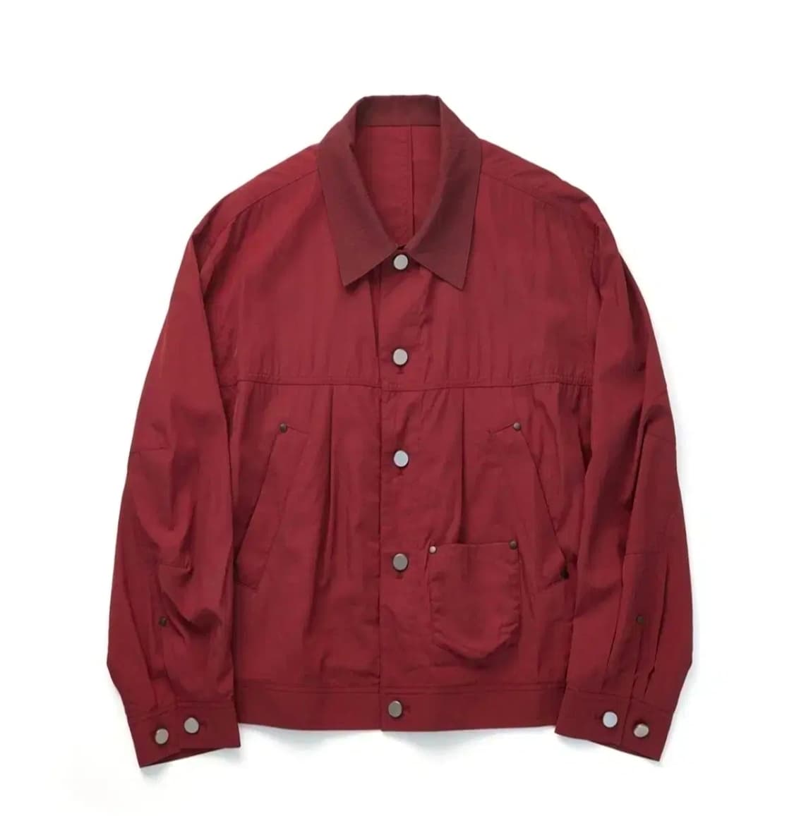 해칭룸 트러커 자켓 다크레드 3(M) 상품이미지3