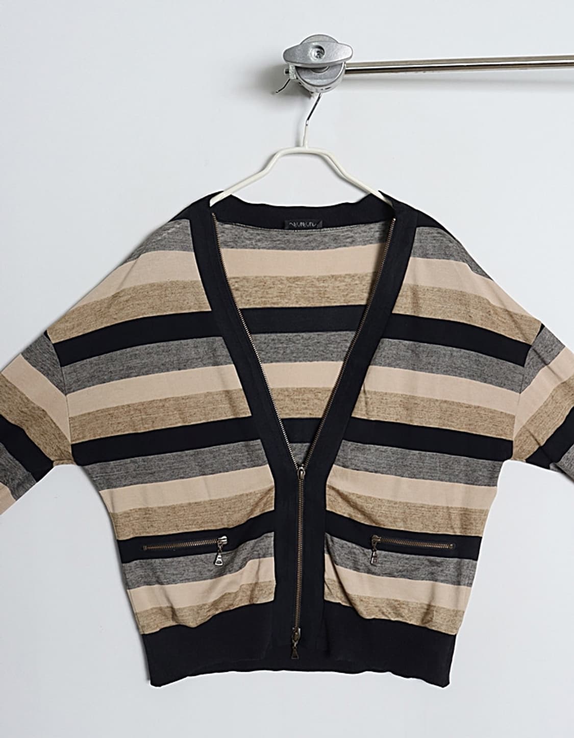 SVINSVING Border Pullzip Cardigan 상품이미지2