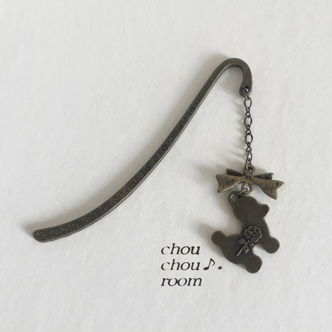 메탈 펜던트 책갈피 ⊰romantic puppy⊱ bookmark 상품이미지3