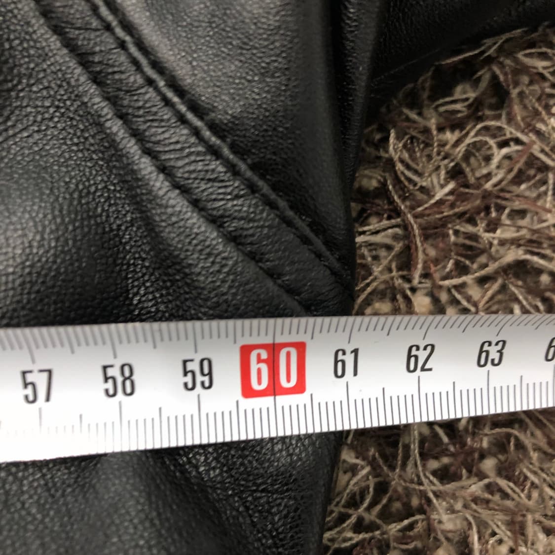 100 런던포그 양가죽 봄버 레더 가죽 자켓 상품이미지9