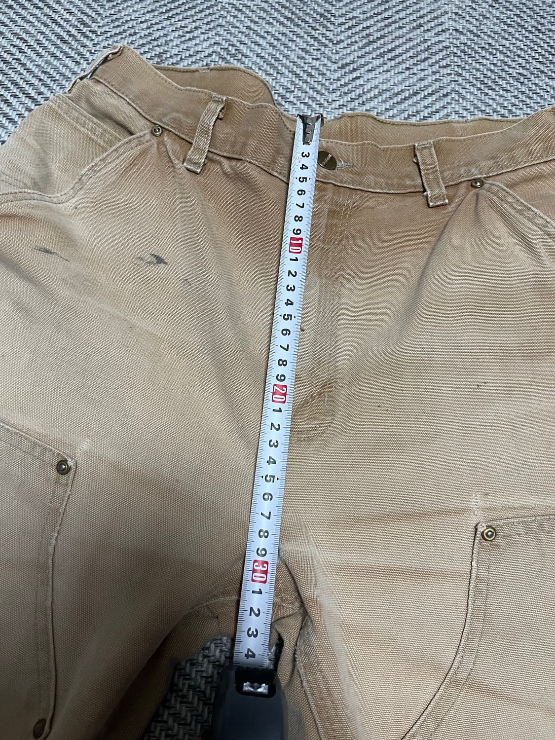 칼하트 더블니 b01 brn 페이디드 32x34 상품이미지8