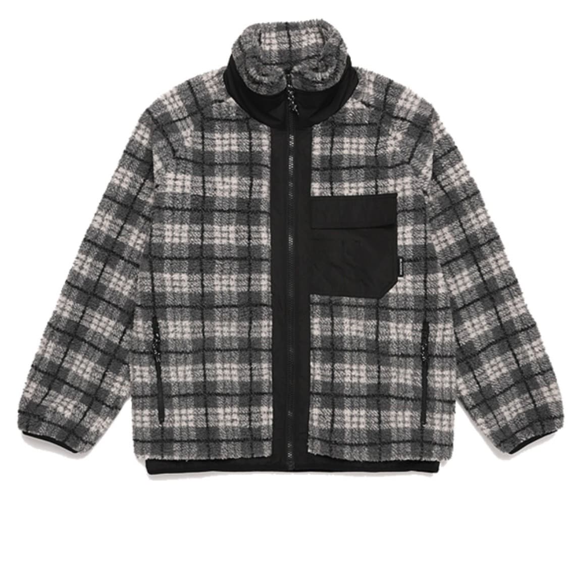 L 블랙야크 U플레이드 체크 플리스 후리스 자켓 상품이미지1