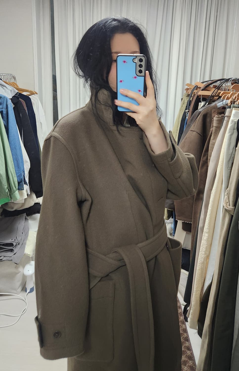 르메르 25FW 랩코트 다크스쿼럴 S 사이즈 판매합니다 상품이미지9