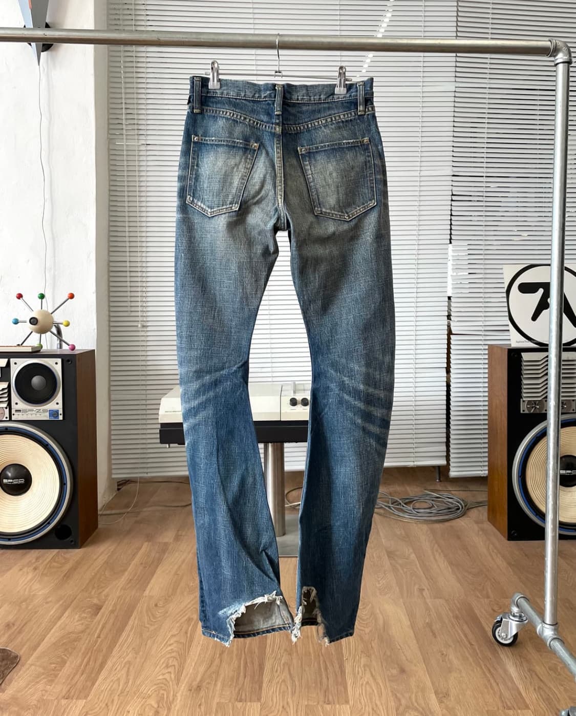 wjk 커브드 플레어 데님 상품이미지2