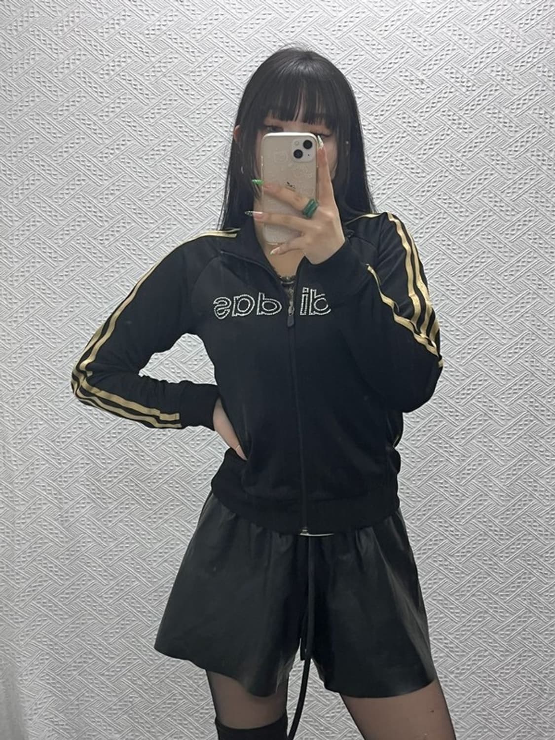 아디다스 레트로 Y2K 큐빅패치 져지 집업 85 C09120 상품이미지1