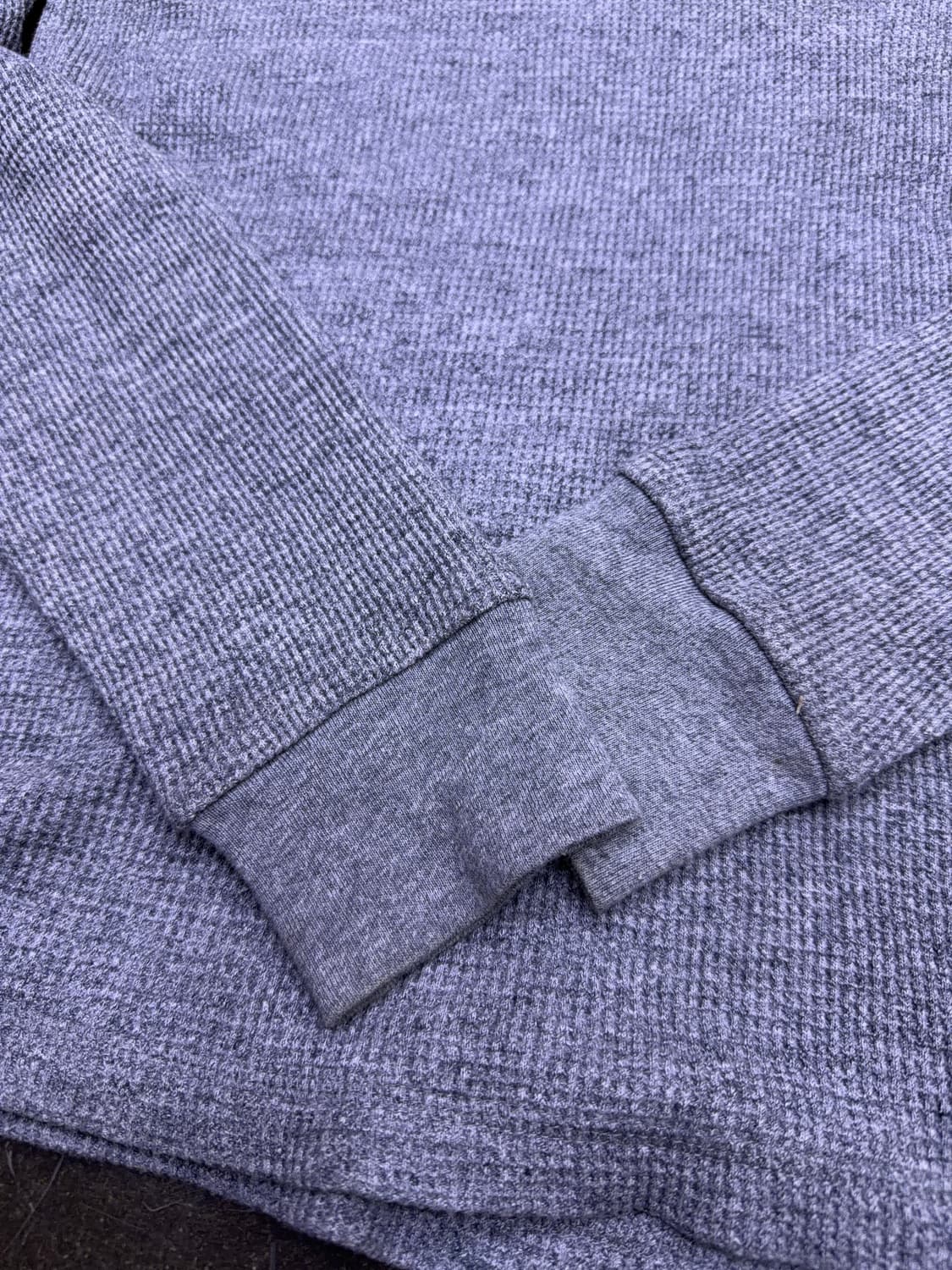 폴로 랄프로렌 우먼스 와플 긴팔티 그레이 N 상품이미지6