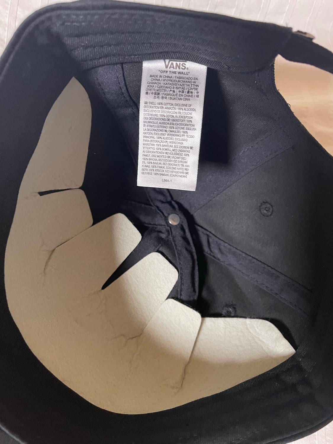 반스 Vans 유스케 하나이 캡 모자 블랙 상품이미지2