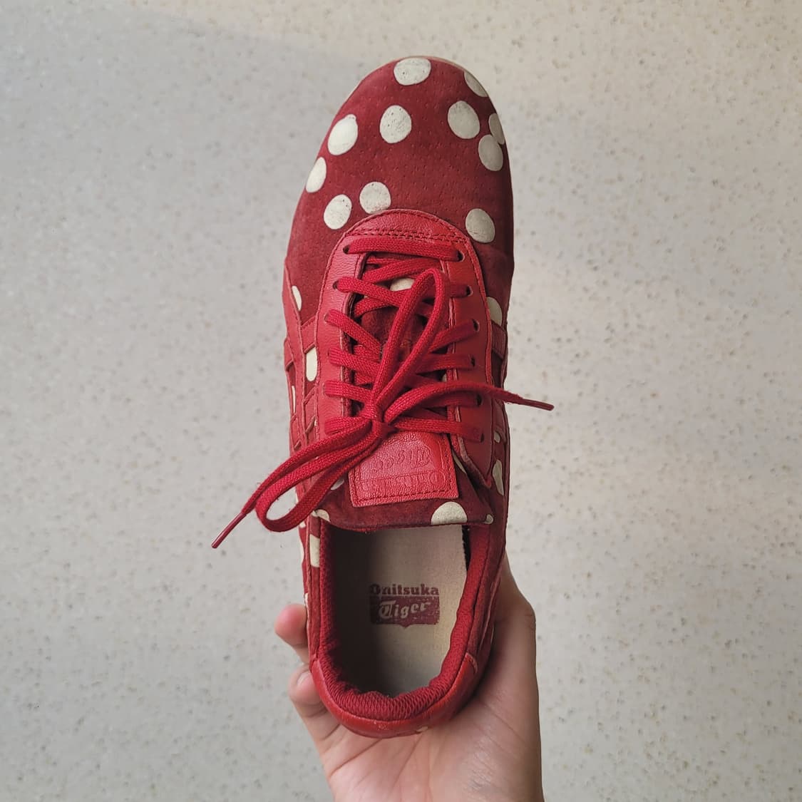 오니츠카타이거 타이치 히나 레드 도트 240 메이드 인 재팬 상품이미지1