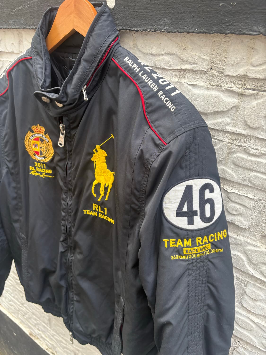 폴로 레이싱 패딩 자켓 상품이미지3