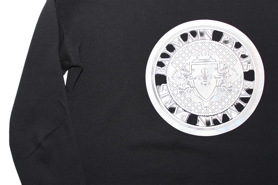 2000s BALMAIN 발망 리플렉티브 스웻셔츠 상품이미지3