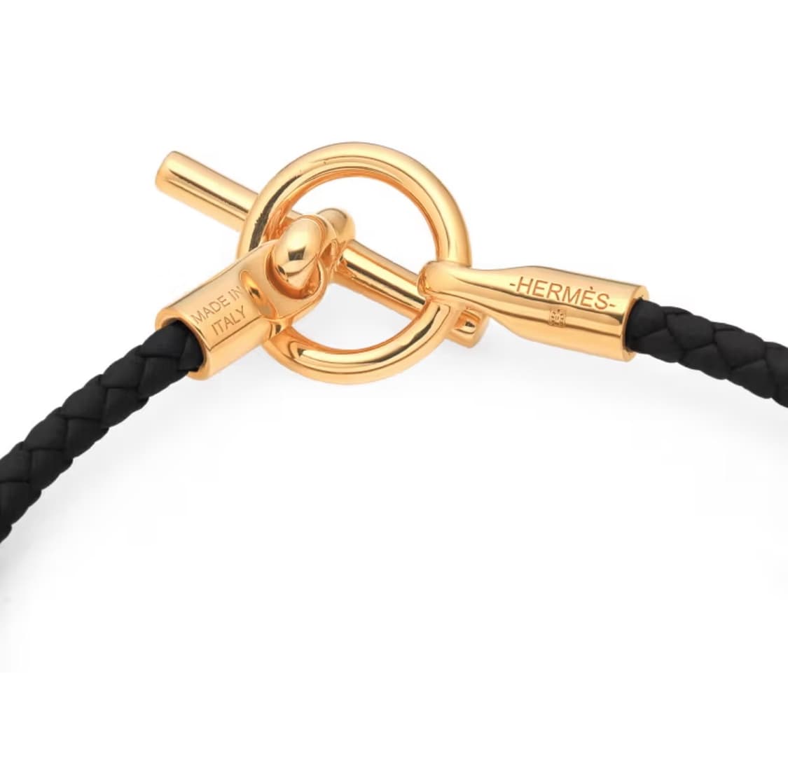 [미사용] 신형 에르메스 글레난 블랙 가죽 팔찌 상품이미지3