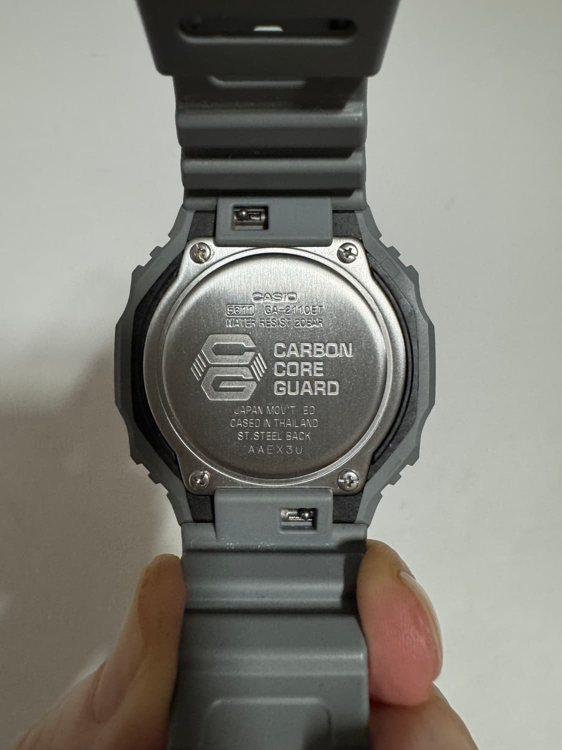  카시오 지샥 GA-2110ET-8ADR 그레이 지얄오크 상품이미지4