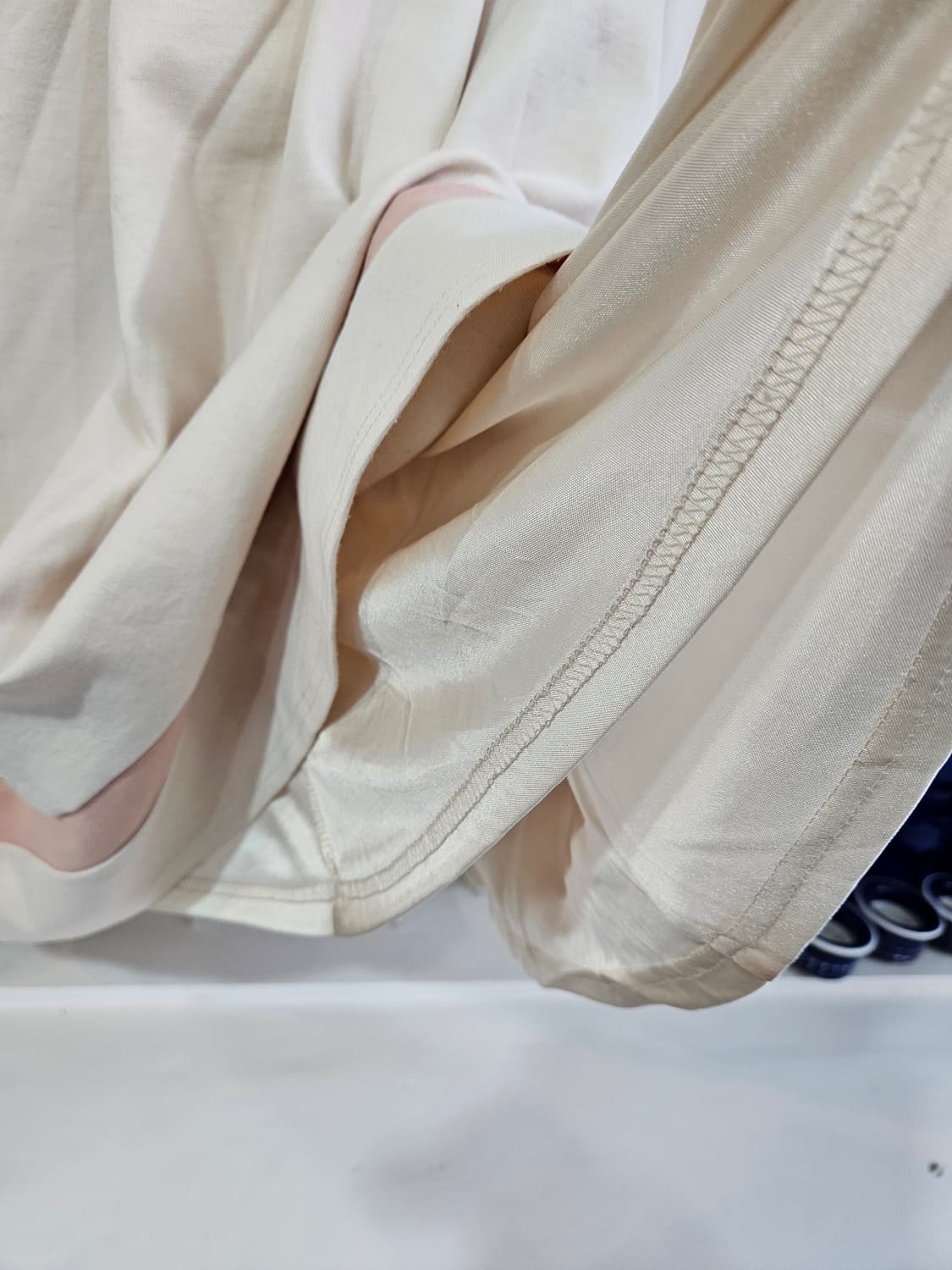 베이비핑크 리본 플레어 원피스 상품이미지5