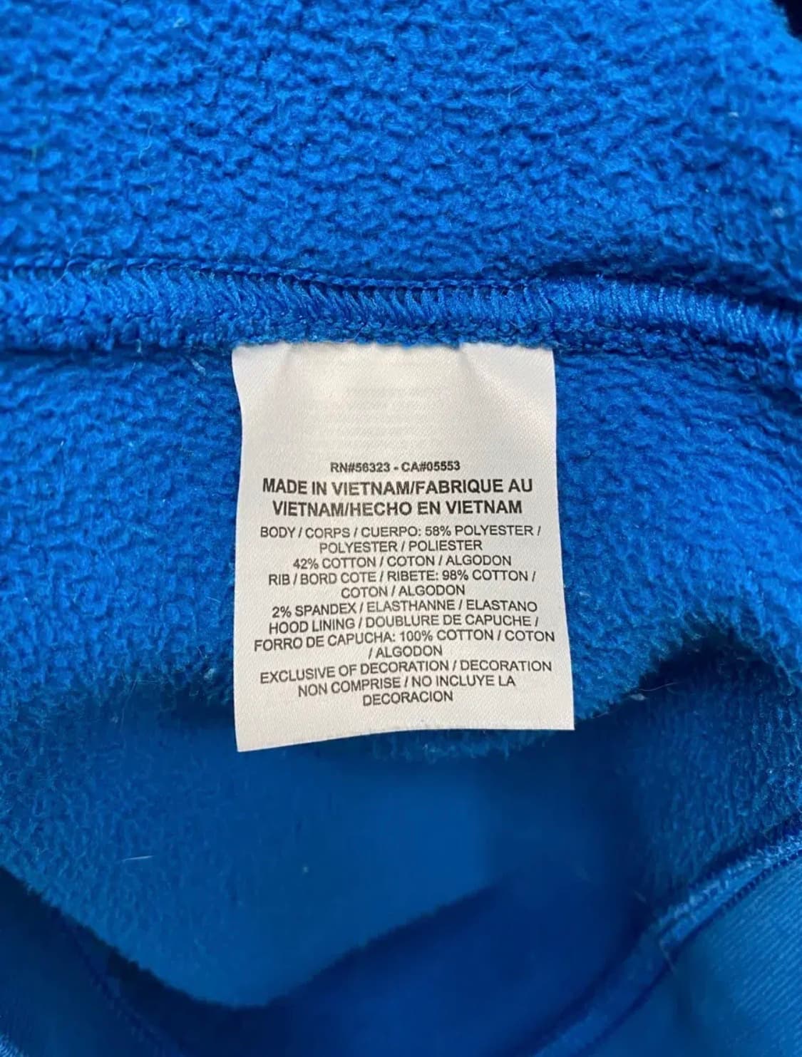 나이키 헤리티지 풀오버 블루 후디 XS 상품이미지5