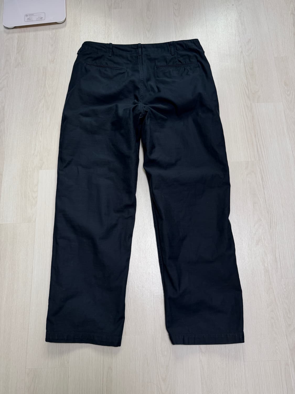 무신사스탠다드 백사틴 셋업 네이비 상품이미지4