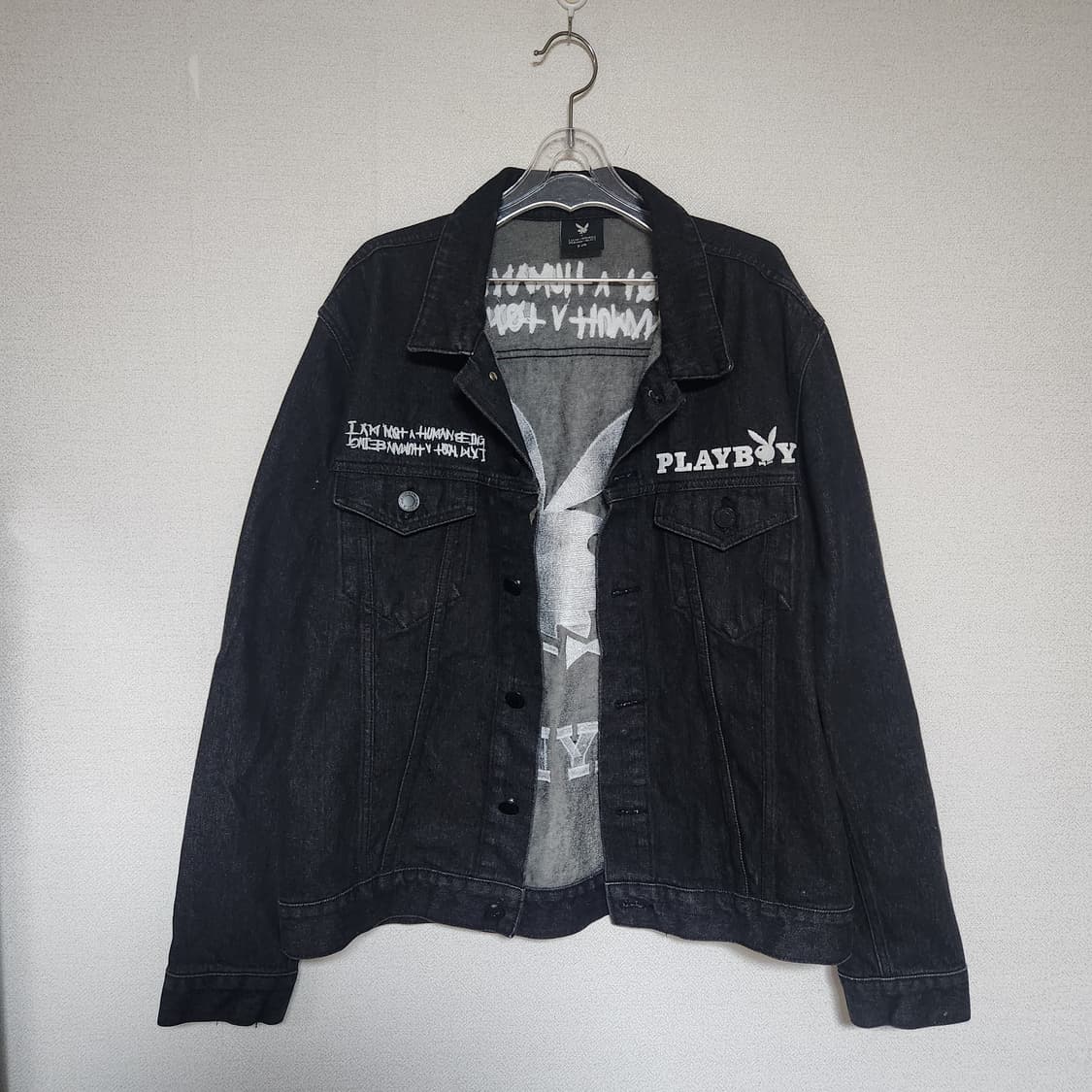 아임낫휴먼빙 플레이보이 청자켓 XL 상품이미지2