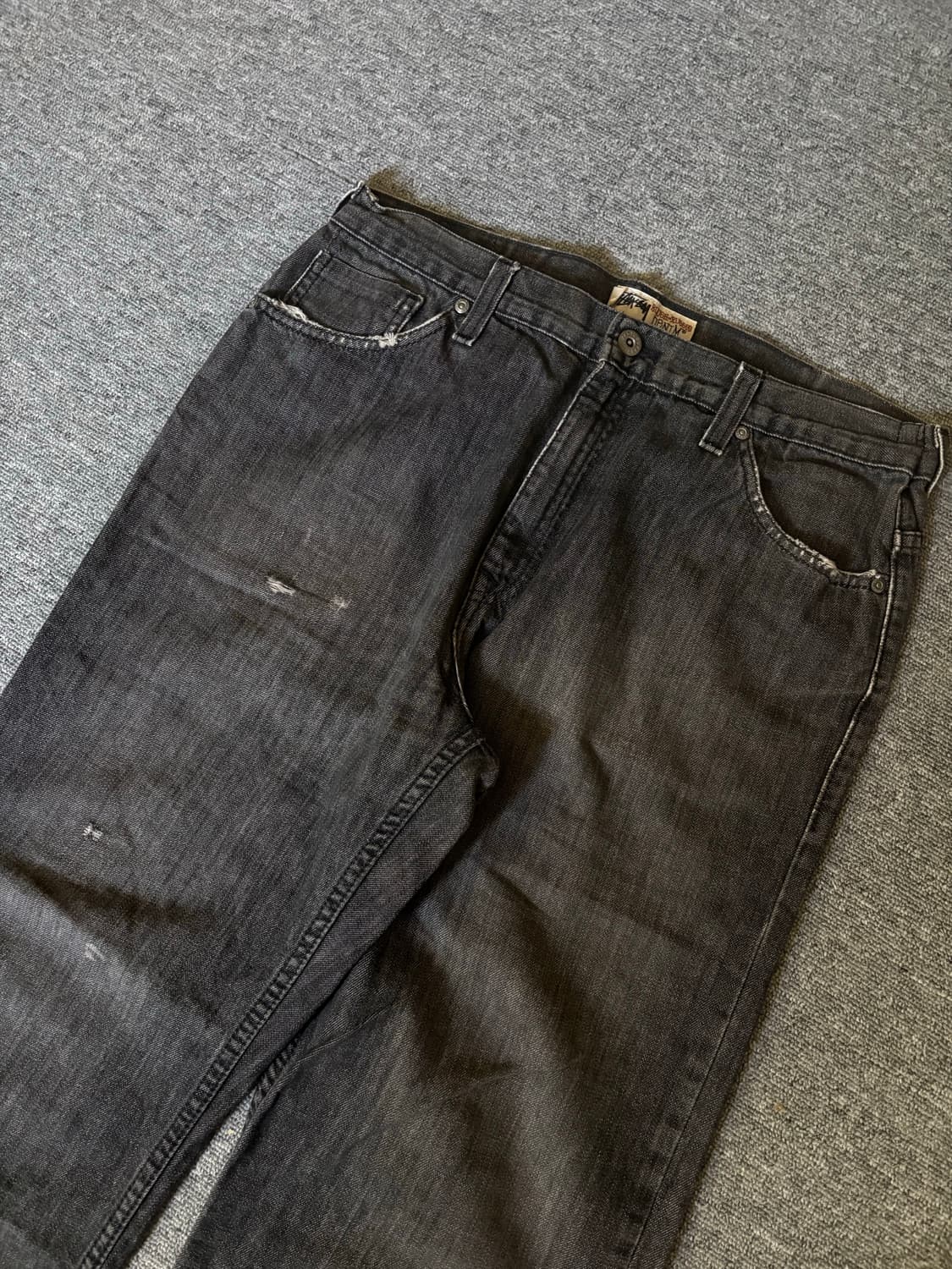 [34] 90s 올드스투시 데님팬츠 상품이미지2