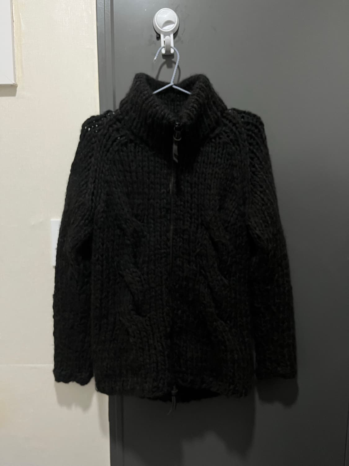 THE VIRIDI-ANNE High Neck Zip Cardigan 상품이미지3