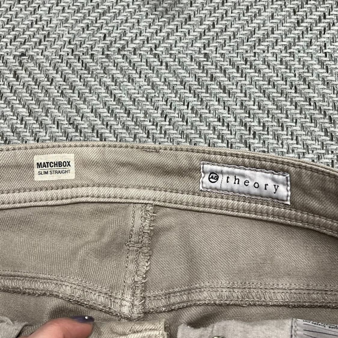 띠어리 스트레이트 슬림핏 메치박스 팬츠 v0903 상품이미지7