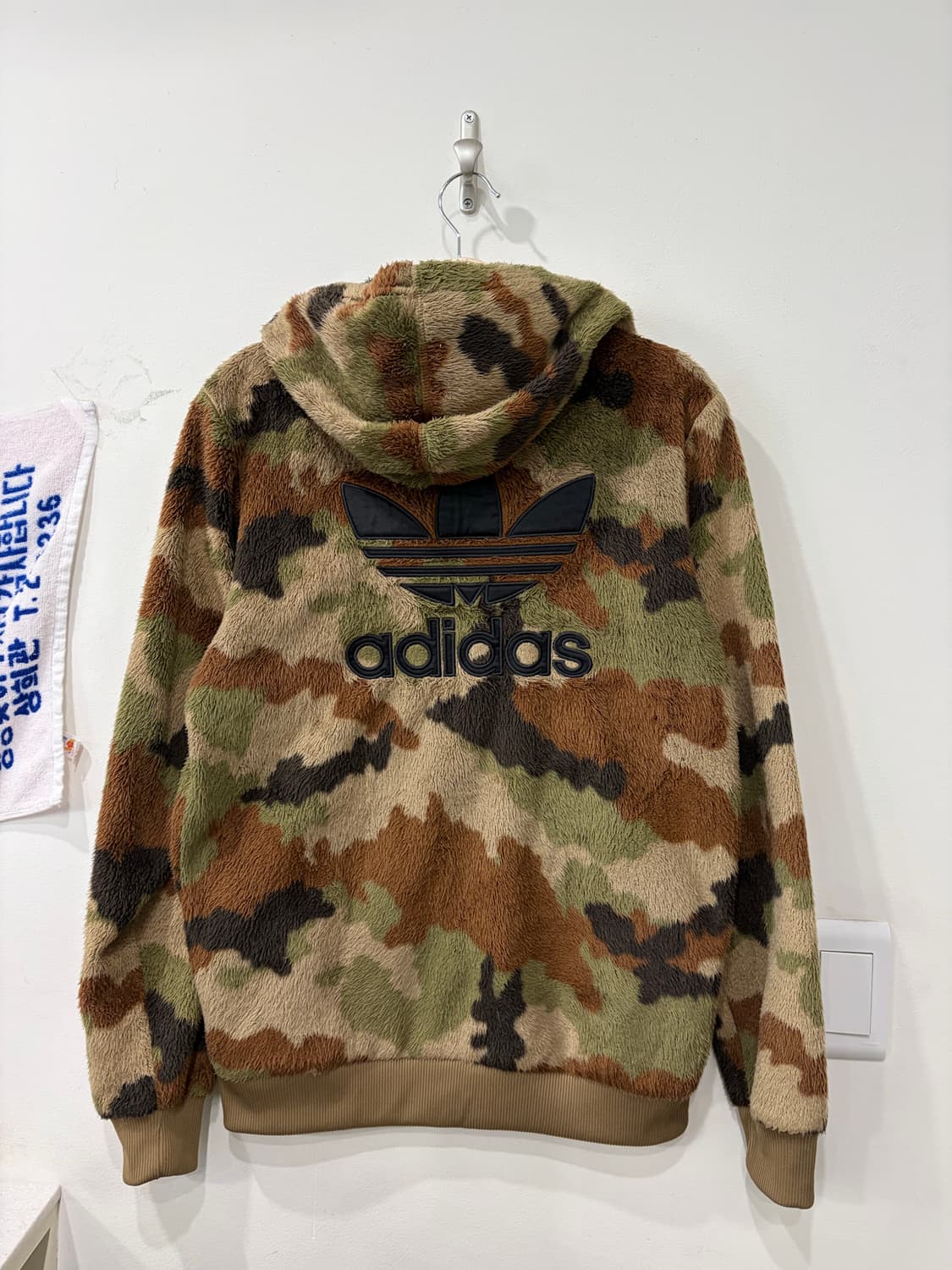 260. 아디다스 카모 후리스 후드집업 상품이미지2