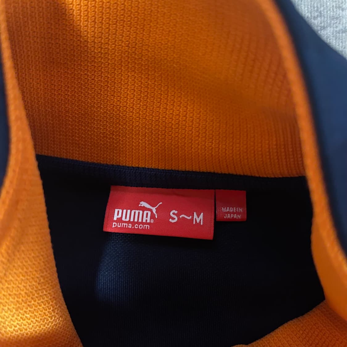 푸마 빈티지 오렌지 사이드라인 스트라이프 빅토고져지 M 상품이미지4