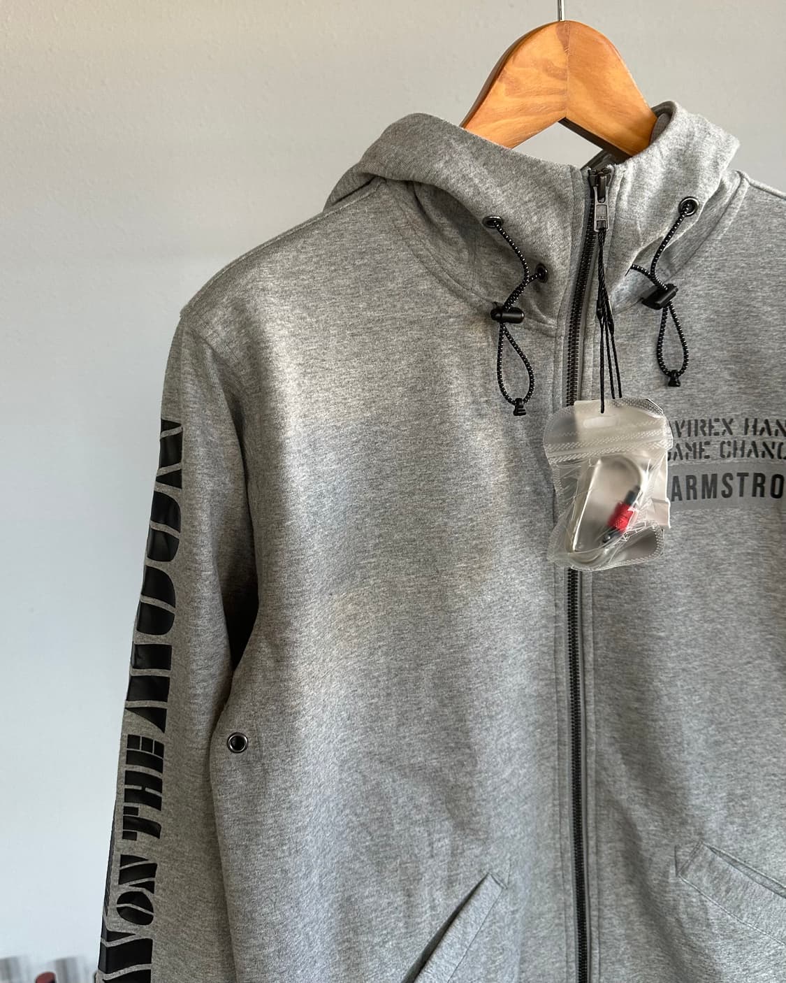 [M](새상품)아비렉스 AVIREX 암스트롱 후드집업 상품이미지3