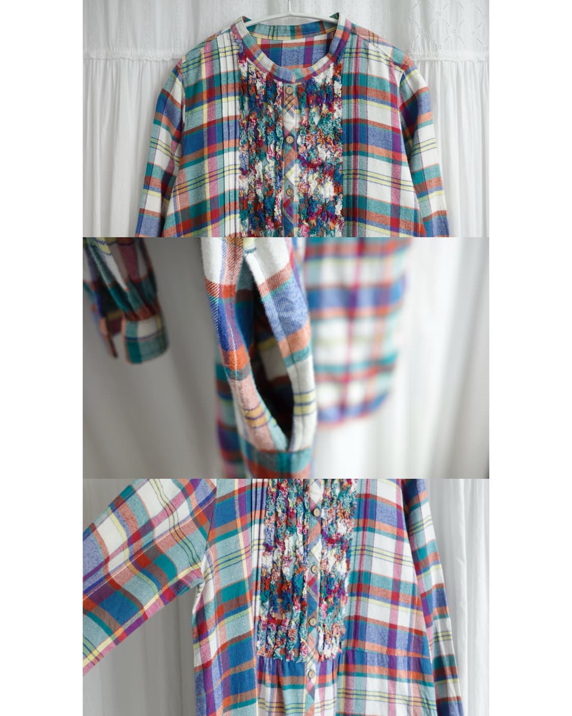 Plump.m check mori one-piece 상품이미지5