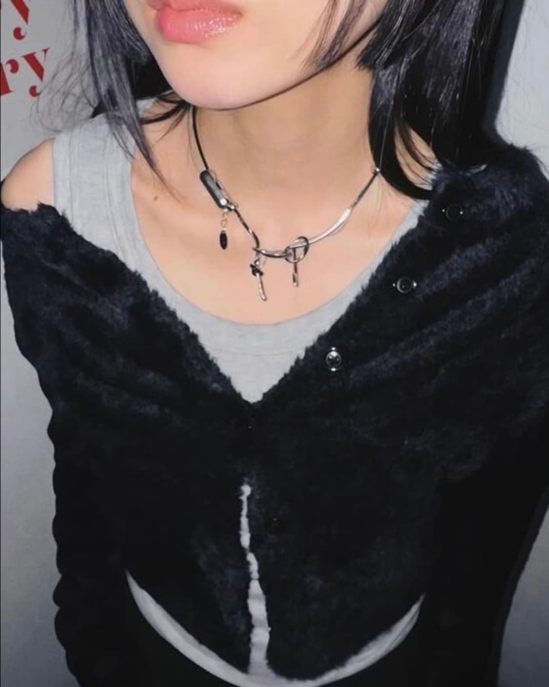 MOBIUS LEATHER NECKLACE 메비우스 가죽 목걸이 상품이미지4