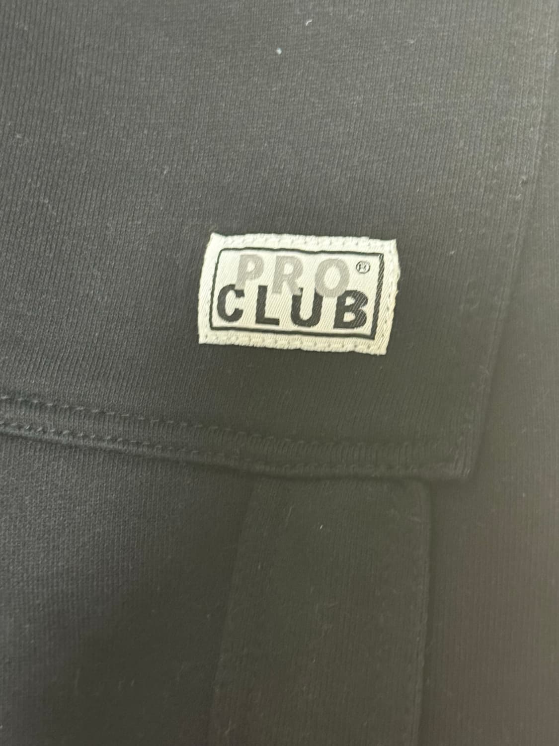 프로클럽 PROCLUB 헤비웨이트 플리스 카고 팬츠 블랙 상품이미지5