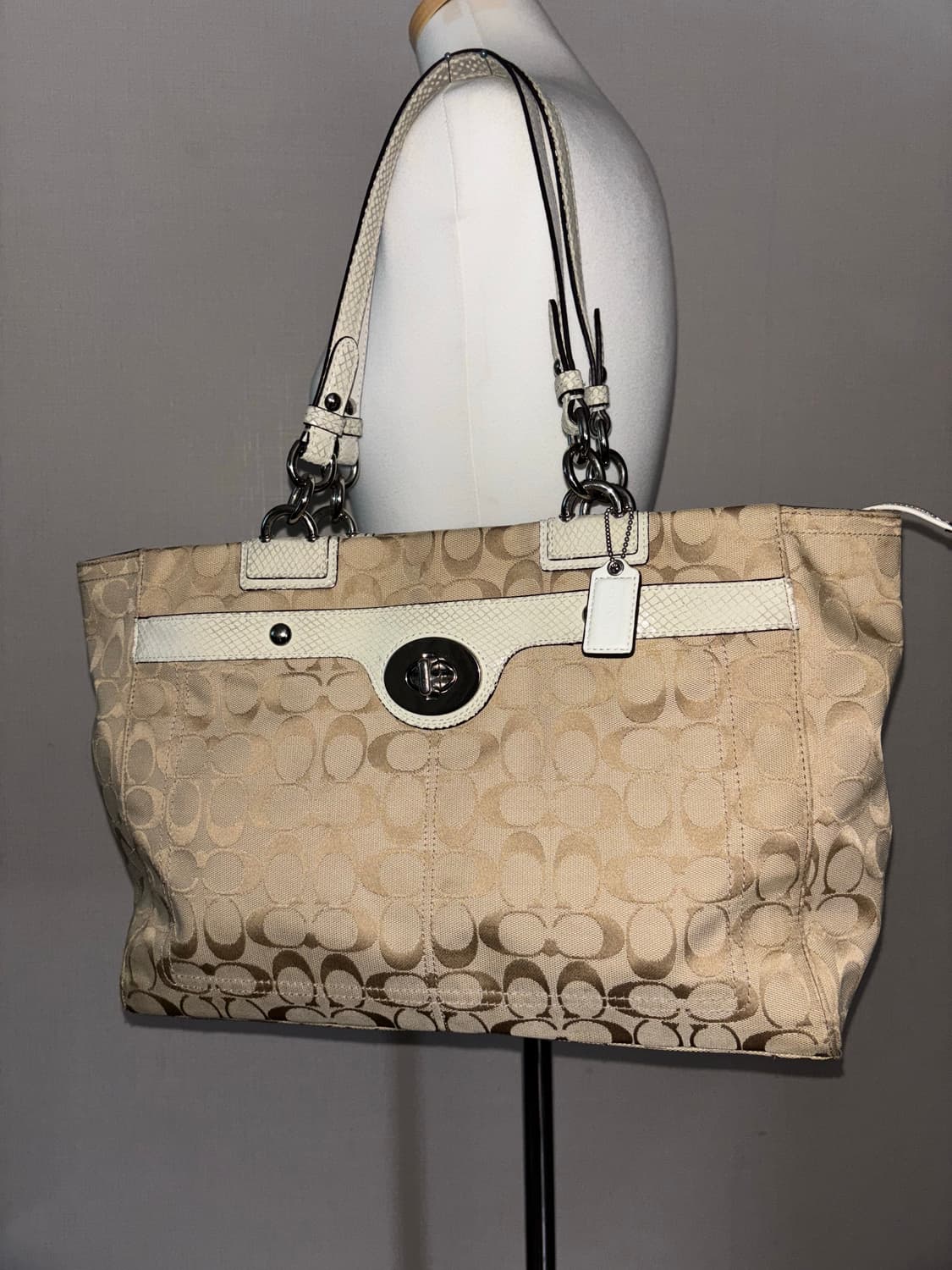 🚨연말세일🚨Coach ivory vintage bag 상품이미지1