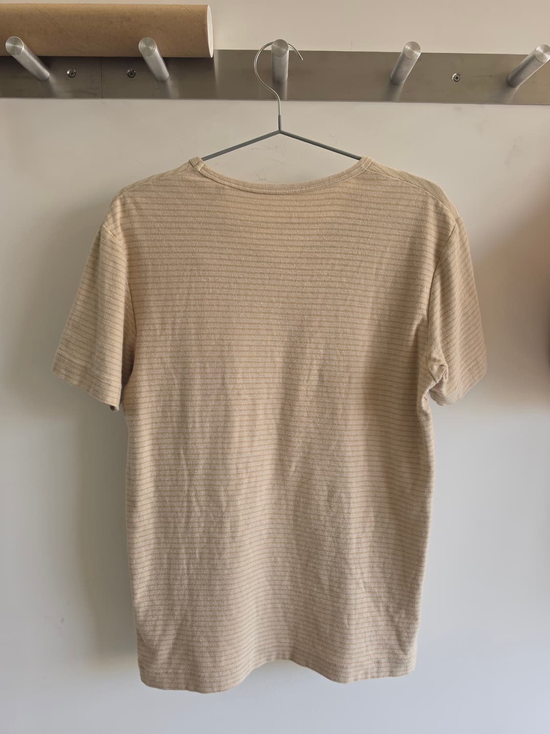 메종 마틴 마르지엘라 본인기 브이넥 스트라이프 티셔츠 상품이미지2