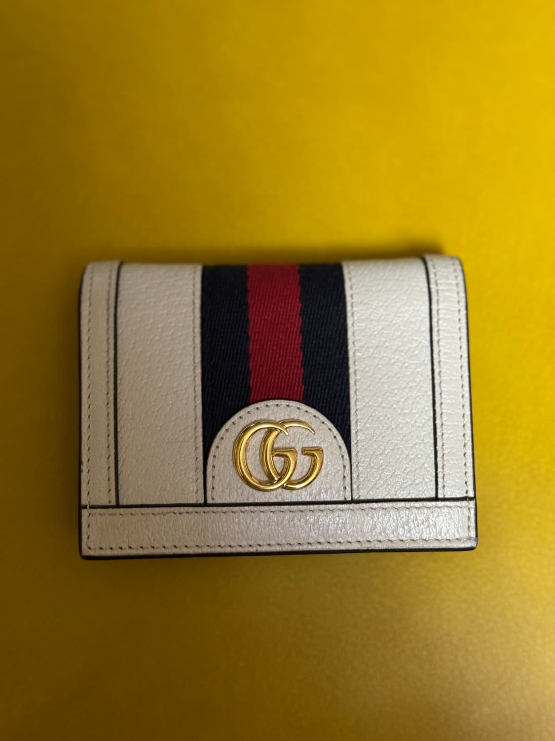 구찌 오피디아 GG 반지갑 아이보리(정품) 상품이미지4