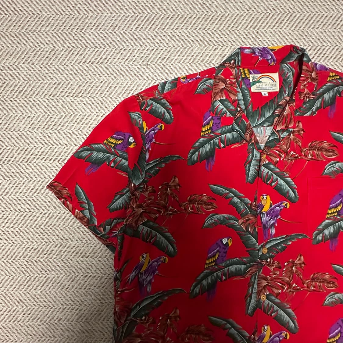 VINTAGE usa made hawaiian shirt rayon 상품이미지3